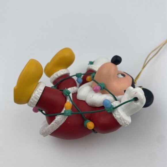 Grolier Disney Christmas Magic Ornament Mickey's Tangled Lights Vintage - Picture 4 of 6